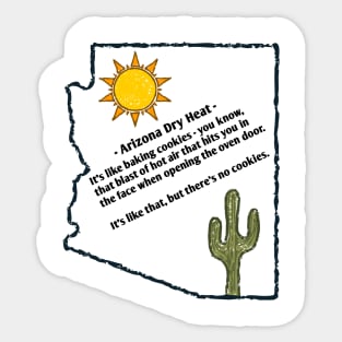 Arizona's Dry Heat Sticker